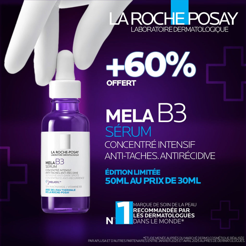 LA ROCHE POSAY MELA B3 SÉRUM 30ML = MELA B3 SÉRUM 10 ML OFFERT