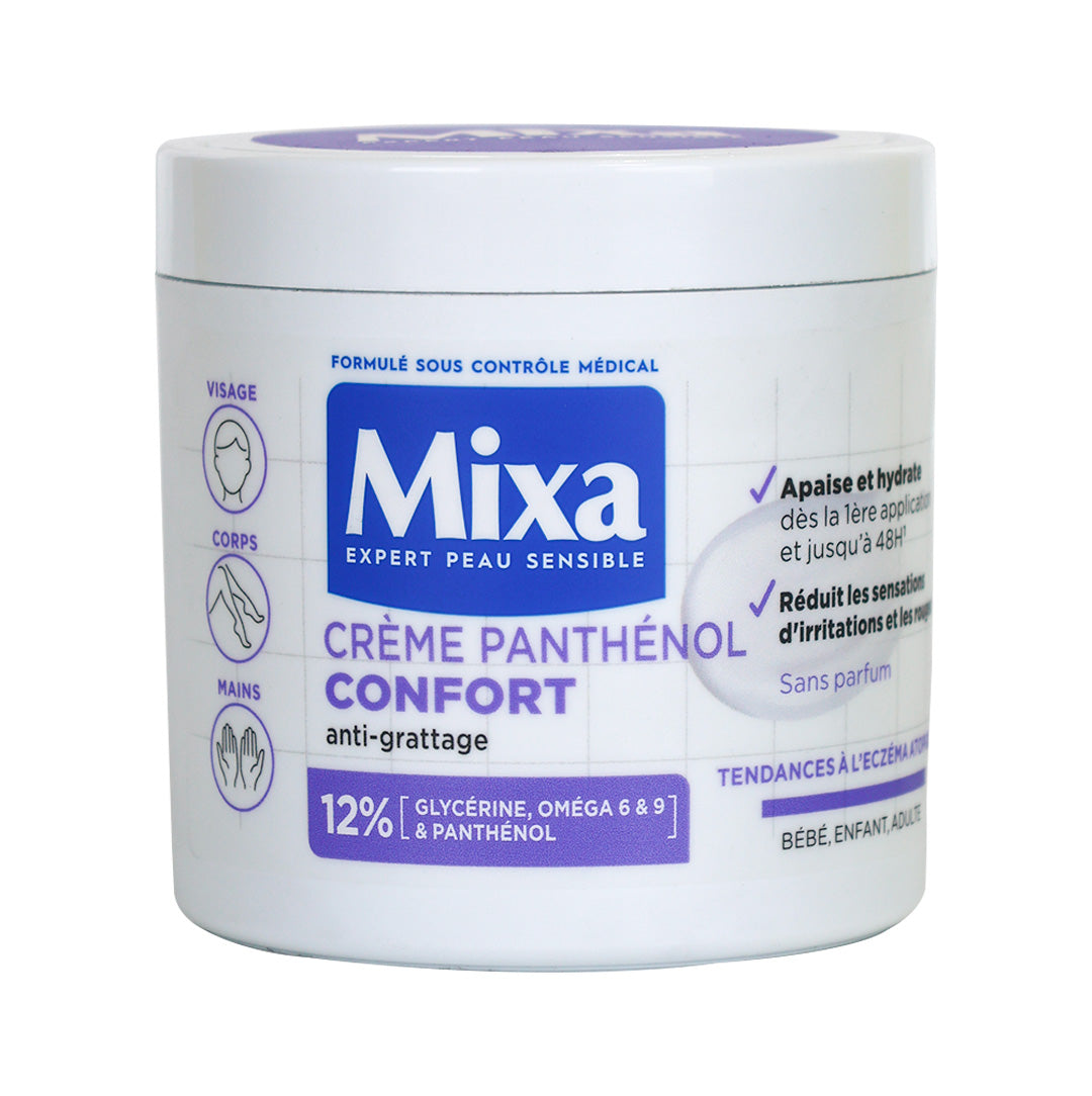 Mixa Crème Panthénol Confort - Visage, Corps, Mains 400ml