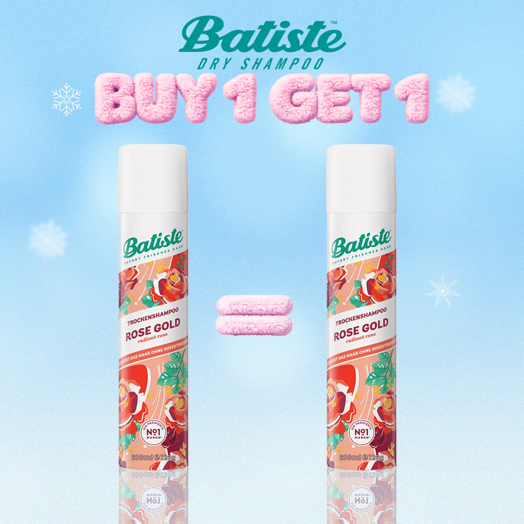 BATISTE SHAMPOOING SEC ROSE GOLD 200 ml = 1 OFFERT