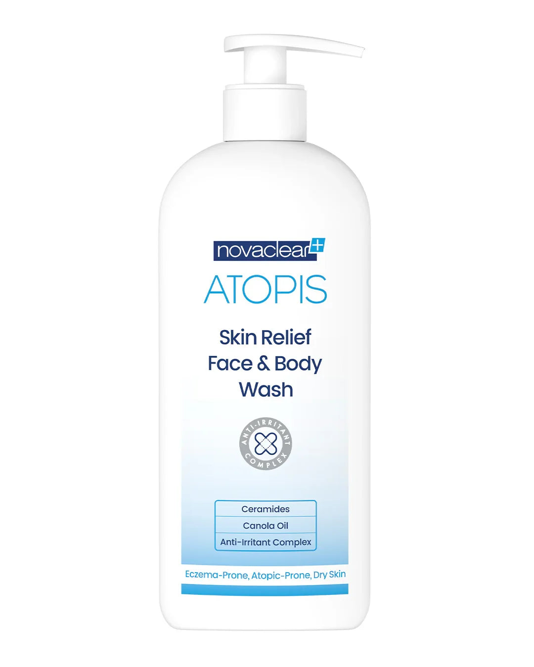 Novaclear Atopis Skin Relief Face and Body Wash 500ml