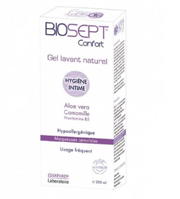 BIOSEPT 7.5 GEL NETTOYANT TRAITANT EXTRA-DOUX À L’ALOE VERA 200 ML