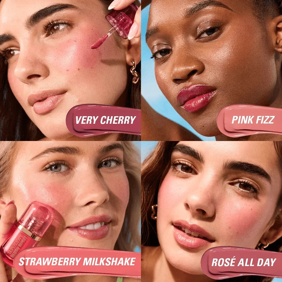 Revolution Superdewy Blush Plump Serum Liquid Blush Very Cherry Berry