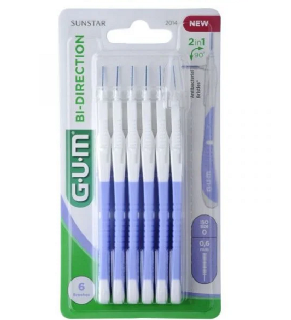 GUM BROSSETTE BI-DIRECTION ULTRA MICRO-FINE 0,6 MM 2014