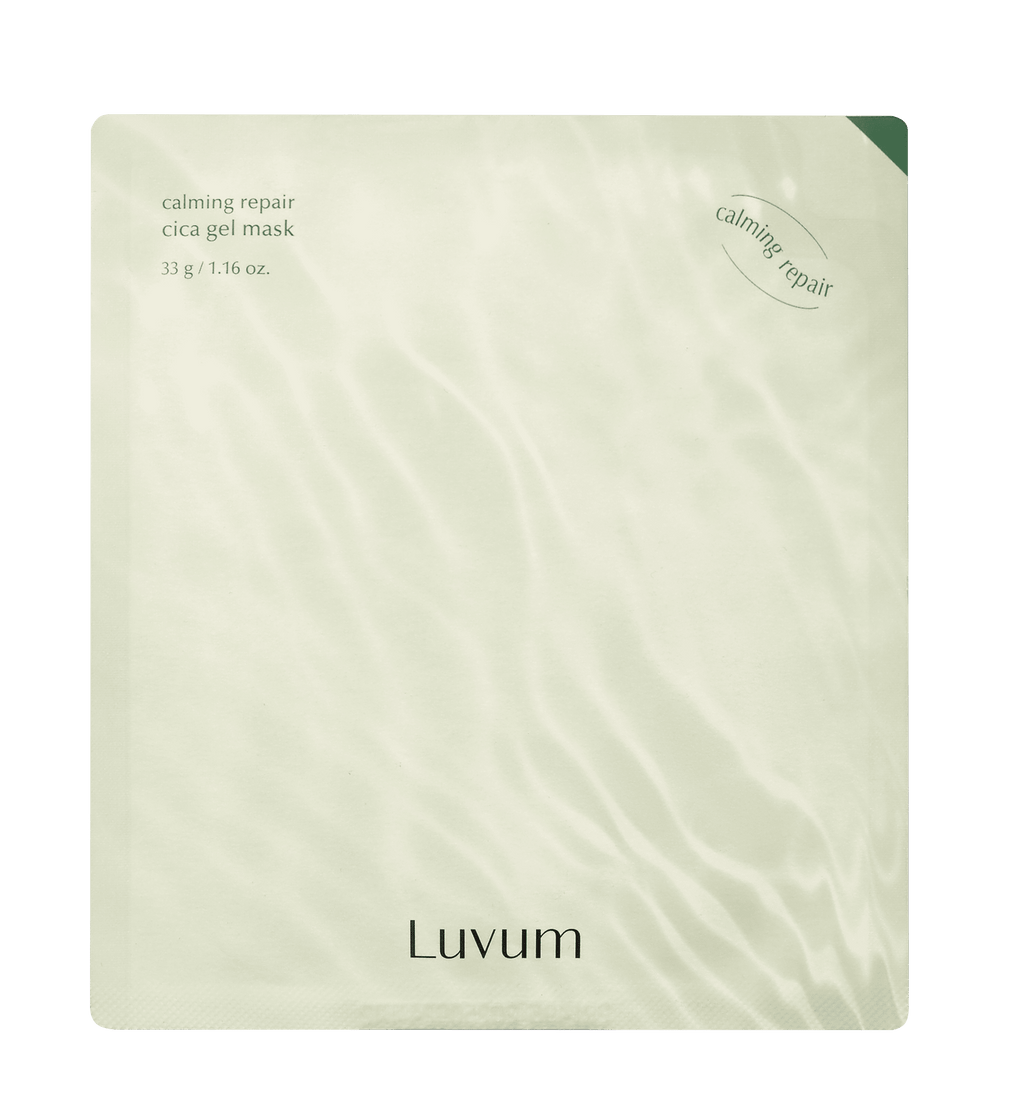 Luvum Calming Repair Cica Gel Mask 33g/5sheets – Masque Apaisant & Réparateur à la Centella Asiatica