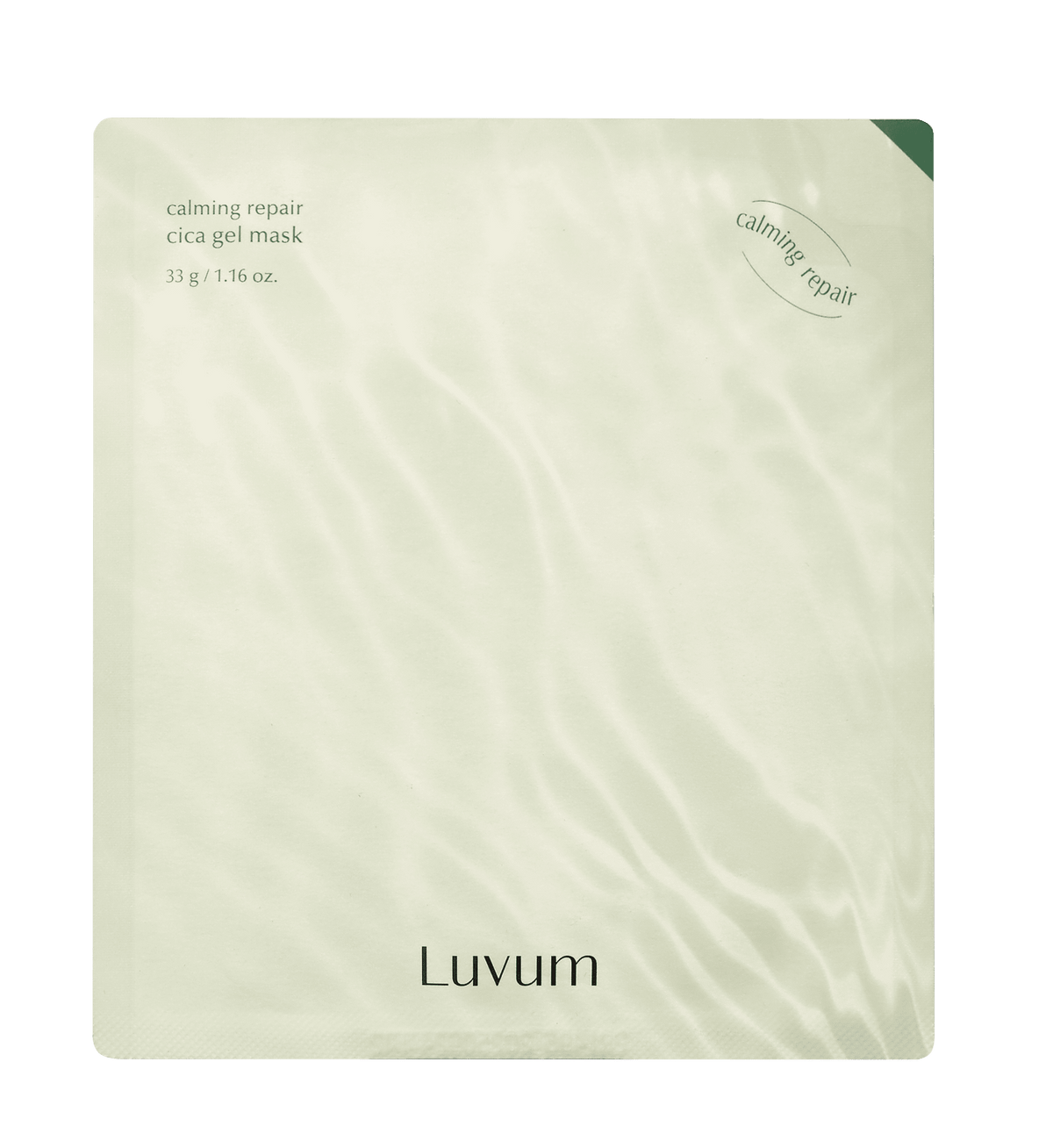 Luvum Calming Repair Cica Gel Mask 33g/5sheets – Masque Apaisant & Réparateur à la Centella Asiatica
