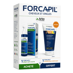 Forcapil Lotion Spray Anti-Chute 125 ml = Shampoing Fortifiant 200 ml offert