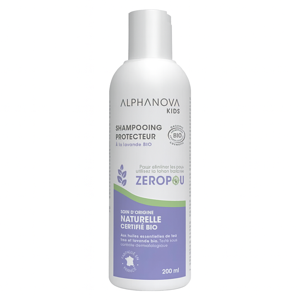 ALPHANOVA Kids Shampoing Protecteur Anti-Poux à la Lavande 200ml – Soin Enfant Naturel