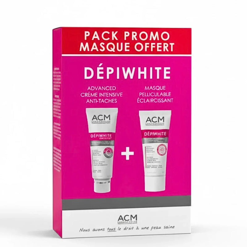 ACM DÉPIWHITE ADVANCED CRÈME ANTI-TÂCHES 40ML = MASQUE ECLAIRCISSANT OFFERT