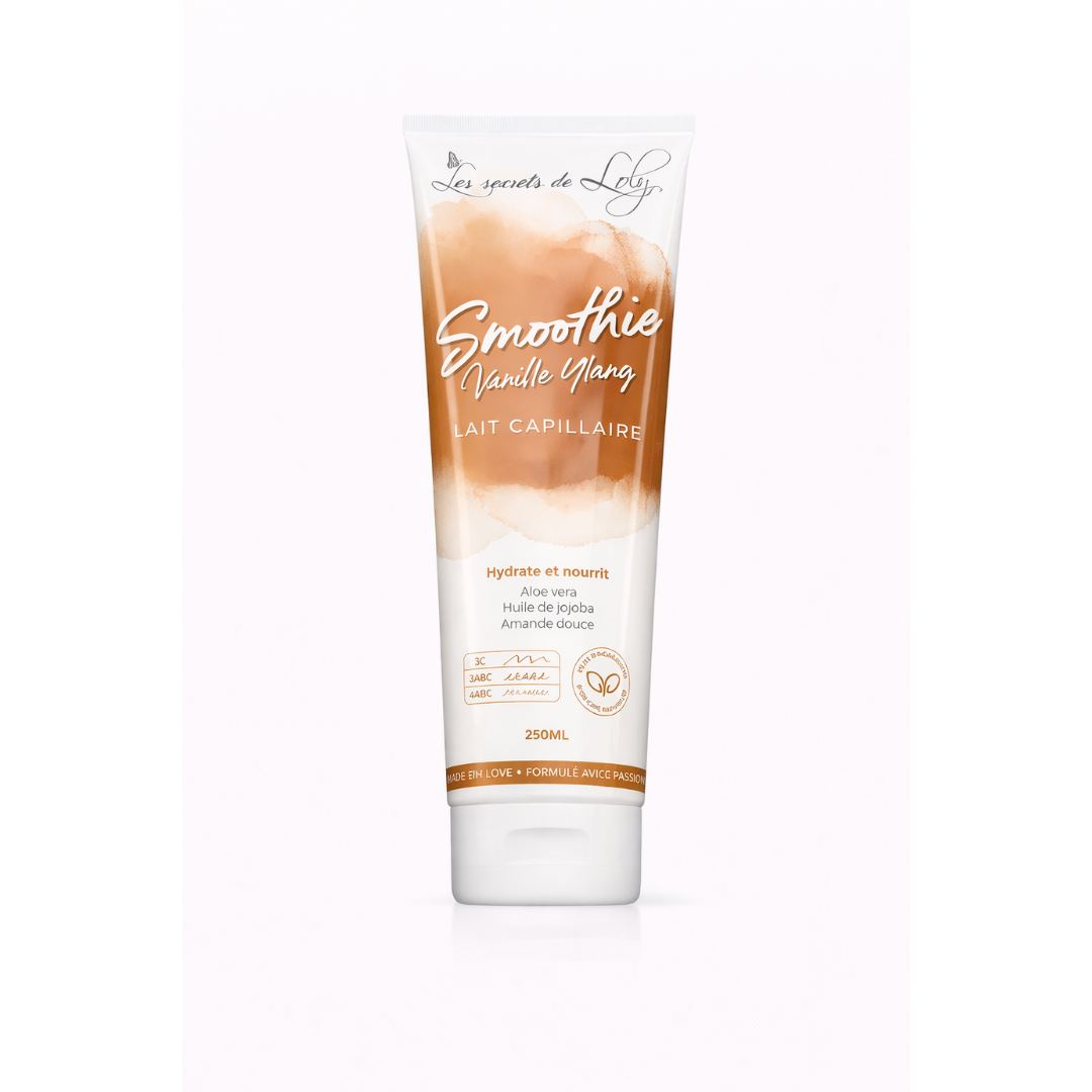 Les Secrets de Loly Smoothie Lait sans rinçage très nourrissant-Vanille Ylang - 250ml