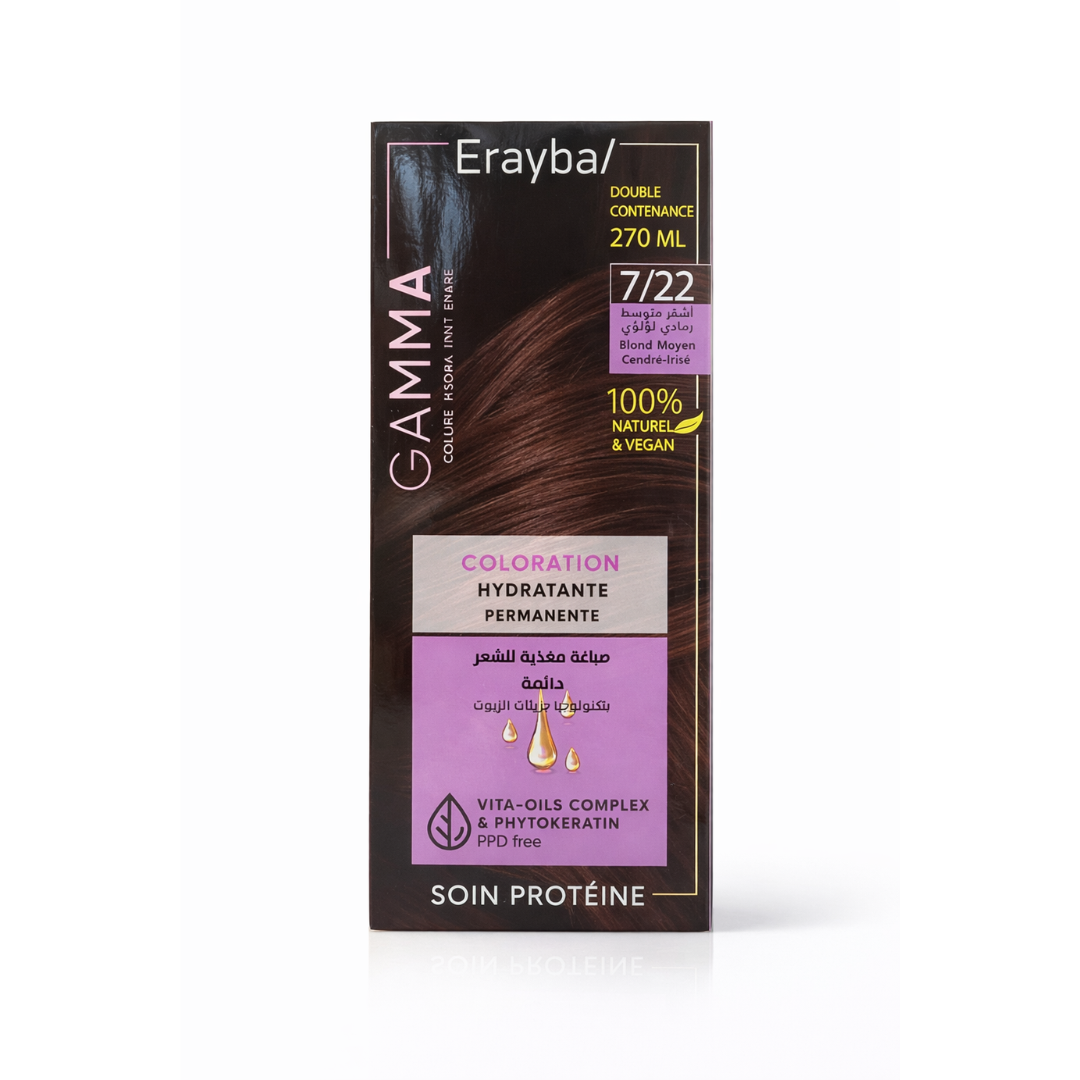 Erayba Gamma  Coloration 7/22 Blond Cendre perle