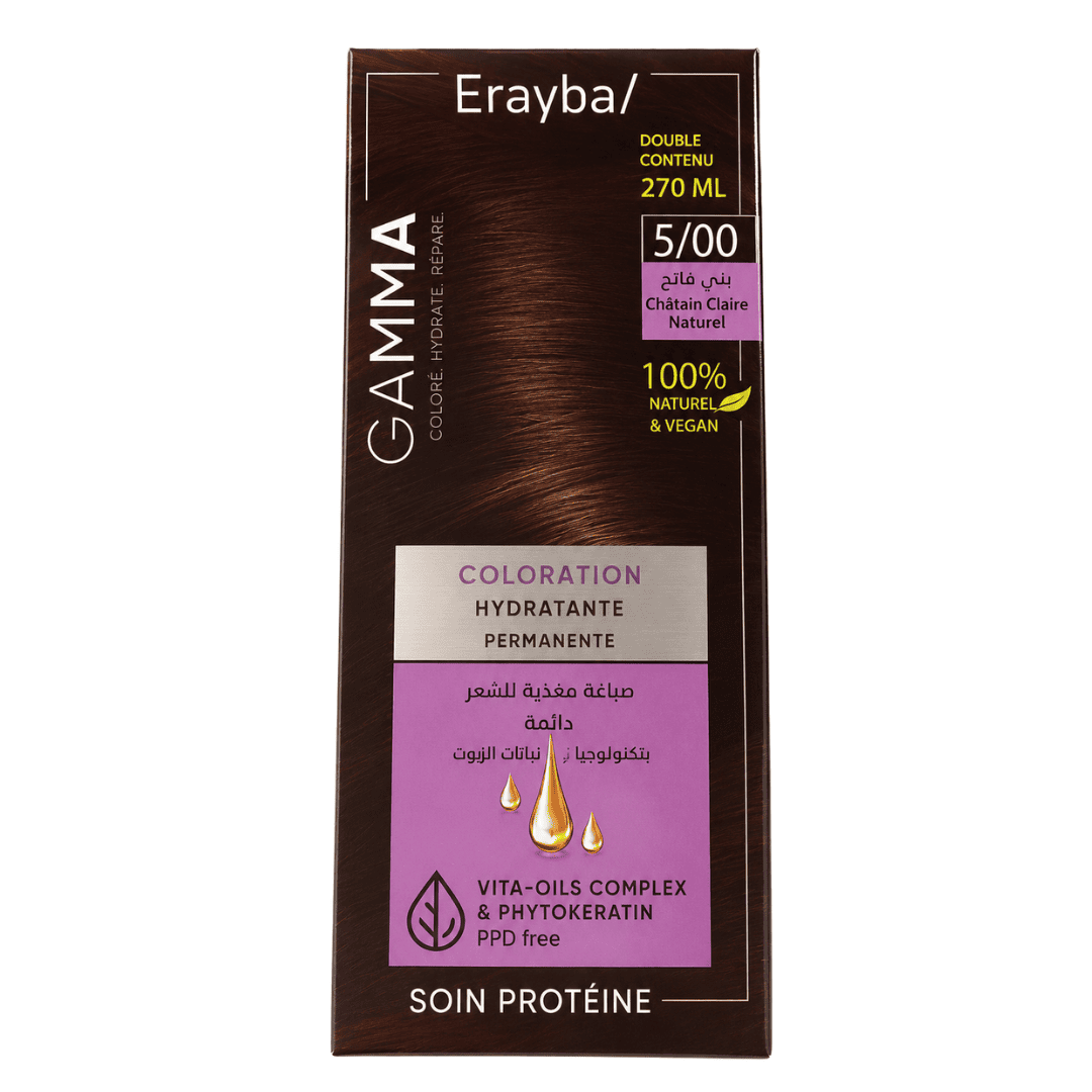 Erayba Gamma Next Coloration 5/00 chatin clair naturel