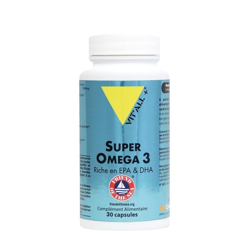VIT'ALL+ Super Oméga 3 1000mg boite 30 capsules