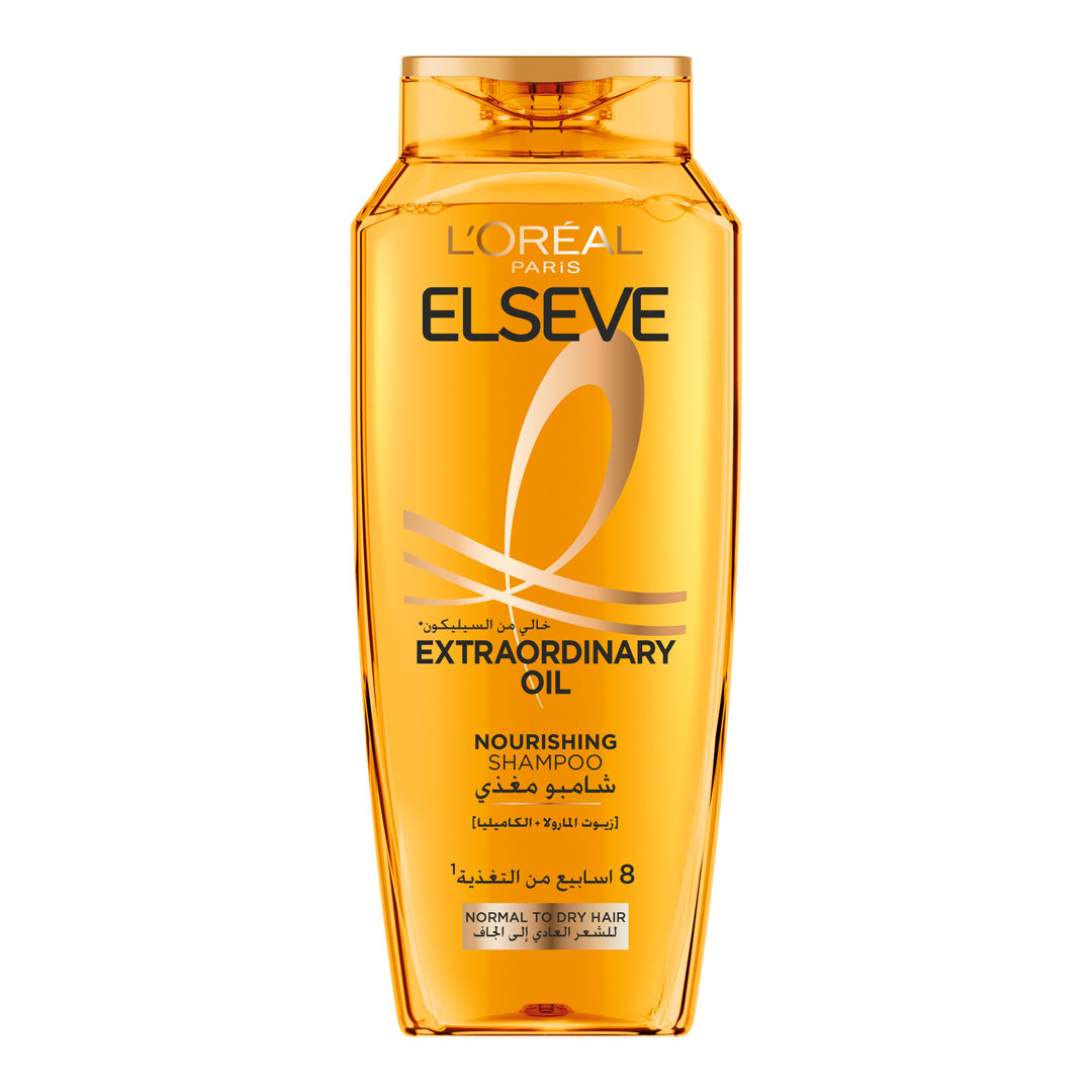 L’Oréal Elsève Huile Extraordinaire Shampooing 400ml – Nutrition Cheveux Secs & Abîmés