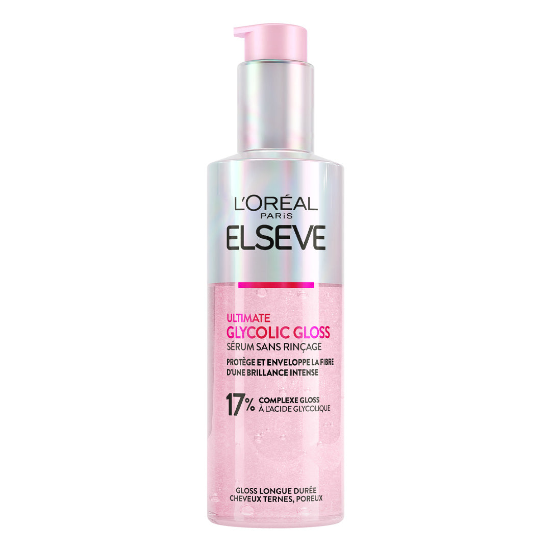 L'ORÉAL PARIS ELSEVE GLYCOLIC GLOSS SÉRUM SANS RINÇAGE SANS SULFATE 150ML