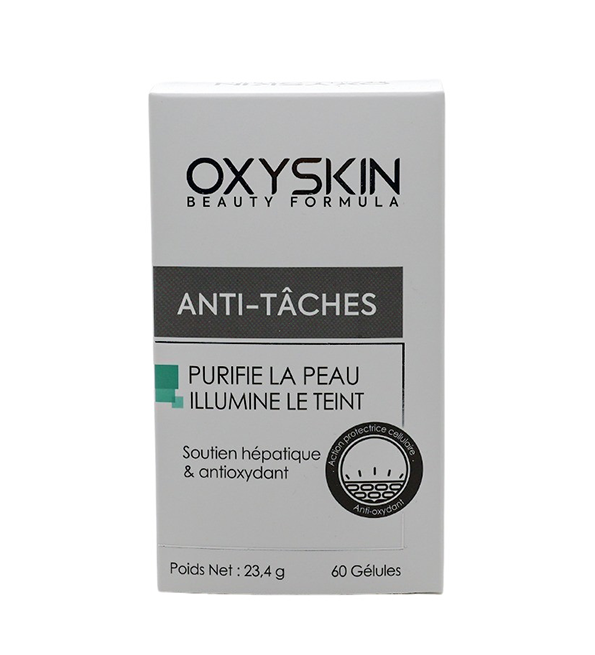 Oxyskin Eclat Anti-Taches 60 Gélules = Écran Solaire SPF 50+ OFFERT