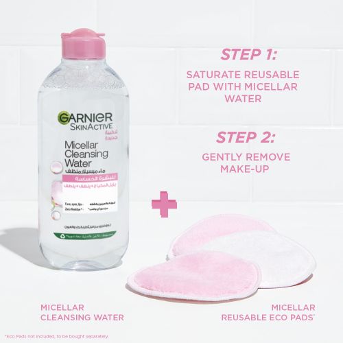 Garnier solution micellaire tout en 1 peaux sensibles 400ml