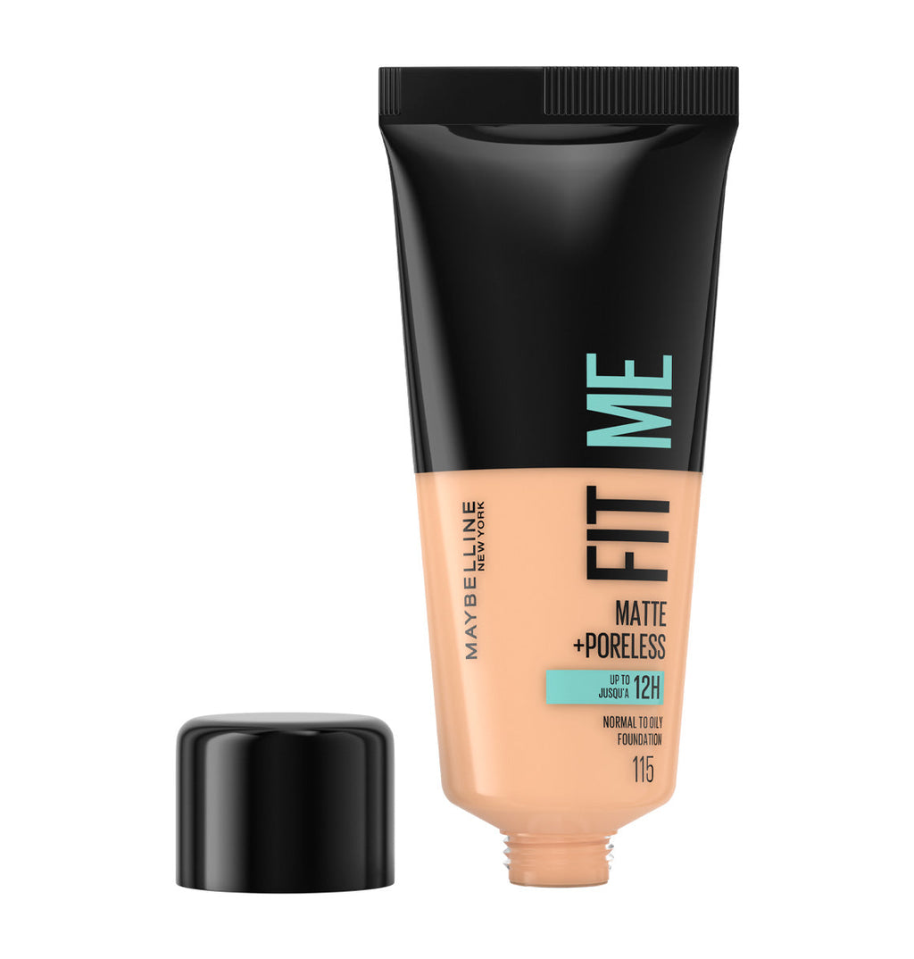 MAYBELLINE FIT ME FOND DE TEINT LIQUIDE MATTE + PORELESS 30ML 115 IVOIRE