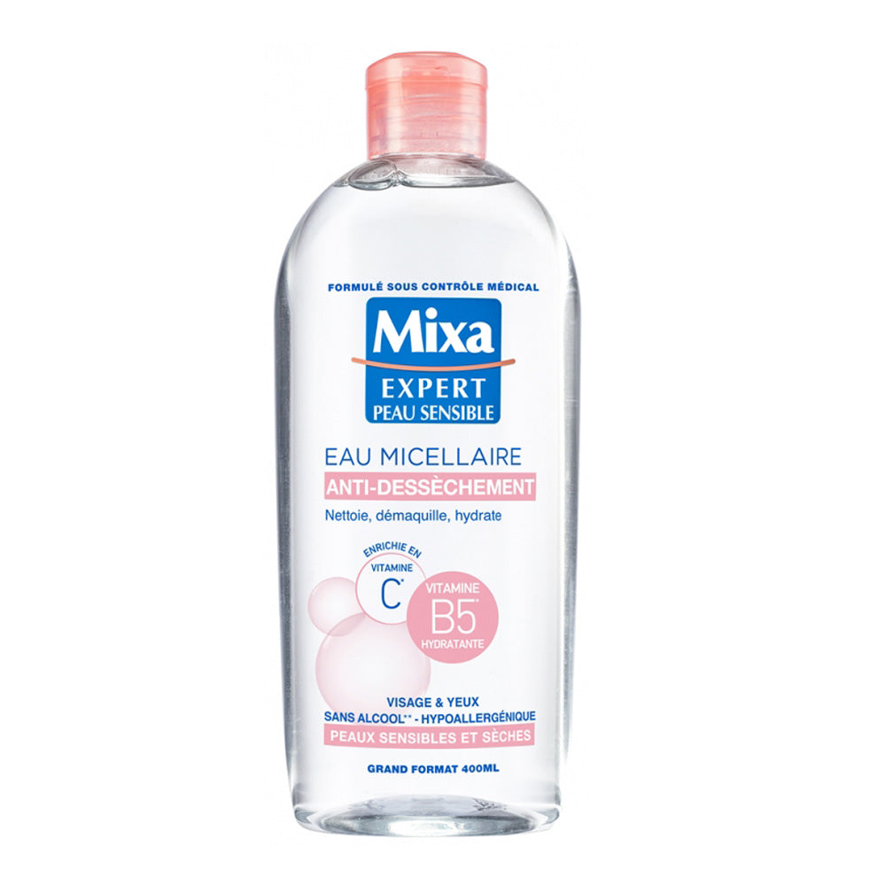 MIXA EAU MICELLAIRE ANTI DESSECHEMENT PHYSIOLOGIQUE 400 ML