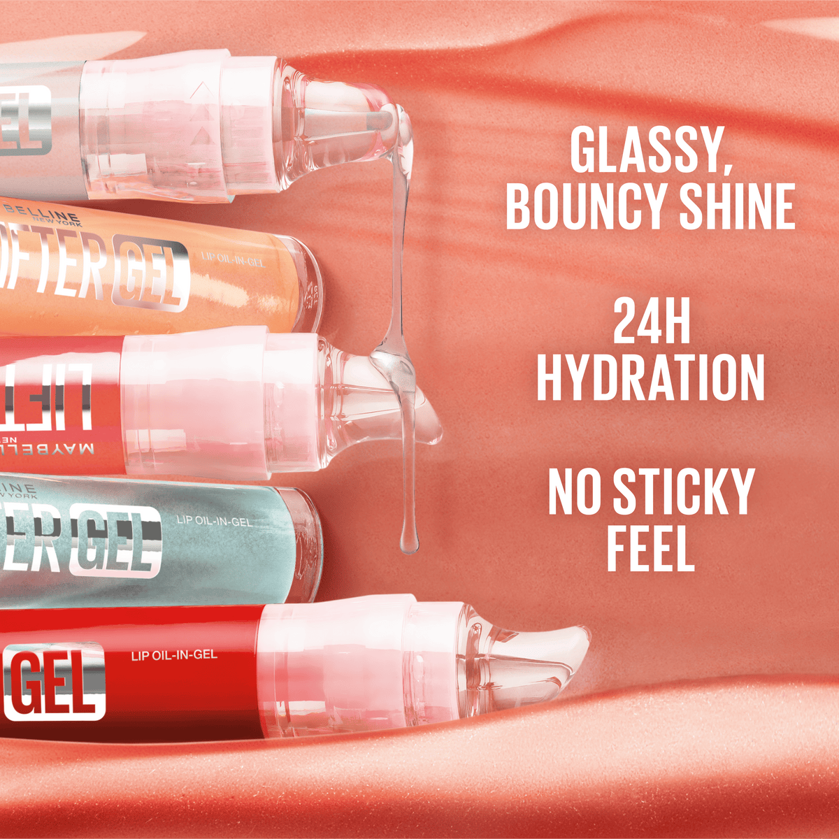 Maybelline Lifter Gel™ Oil-in-Gel Lip Gloss 004 Sugar Spritz