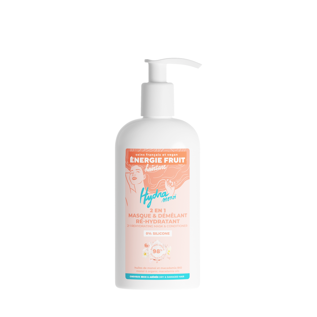 ENERGIEFRUIT MASQUE 2 EN 1 HYDRATANT MONOÏ ET HUILE DE MACADAMIA - SANS SILICONE  300ML