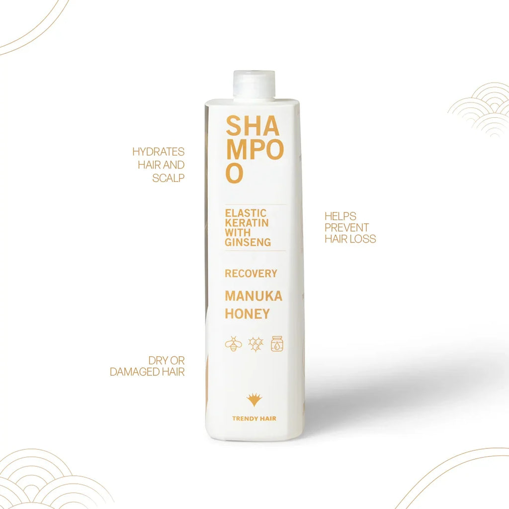 TRENDY HAIR MANUKA HONEY SHAMPOOING ELASTIC KERATINE 300ML