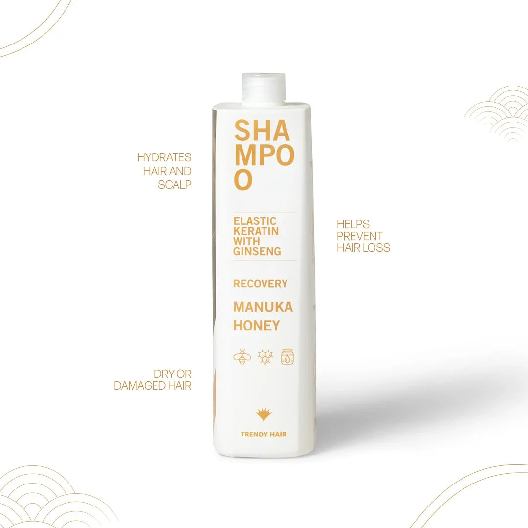 TRENDY HAIR MANUKA HONEY SHAMPOOING ELASTIC KERATINE 300ML