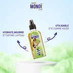 Vahéma Monoi Huile sèche Tiaré - 30% Monoï 100ml