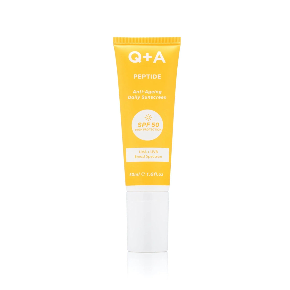 Q+A PEPTIDE SPF 50 CRÈME SOLAIRE ANTI-AGE QUOTIDIENNE 50ML
