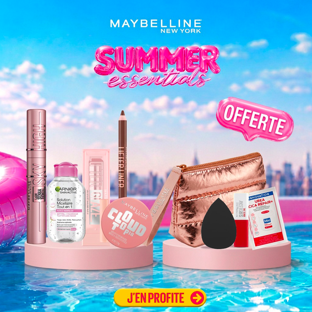 Maybelline Rosé Glow Kit – Coffret Beauté & Cadeaux Offerts