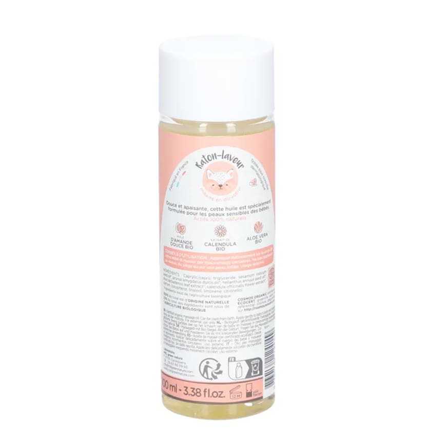 MKL BABY GREEN HUILE DE MASSAGE BIO 100ML