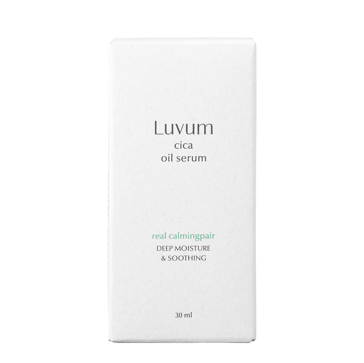 Luvum Calming Repair Cica Oil Serum 30ml – Sérum Huile Apaisant & Réparateur à la Centella Asiatica