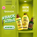 Garnier Pack Routine Avocat Shampooing 200ml + soin sans rincage 200ml + Huile Serum 120 ml