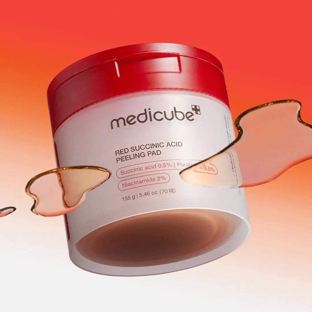 Medicube Red Succinic Acid Peeling Pad – 155 g / 70 disques