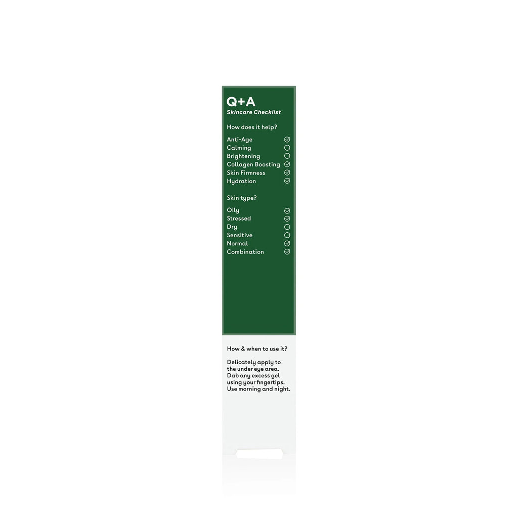 Q+A SEAWEED PEPTIDE EYE GEL 15ML