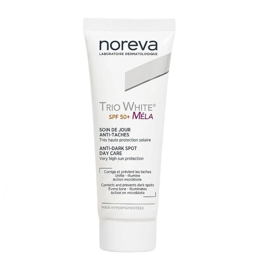 NOREVA TRIO WHITE MELA SPF50+ SOIN DE JOUR ANTI TACHES 50ML
