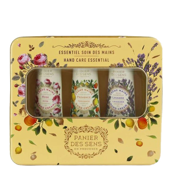 PANIER DES SENS COFFRET HAND SET COLLECTION ORANGER
