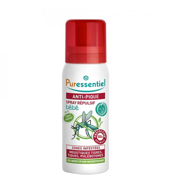 PURESSENTIEL ANTI-PIQUE SPRAY RÉPULSIF BÉBÉ 60 ML