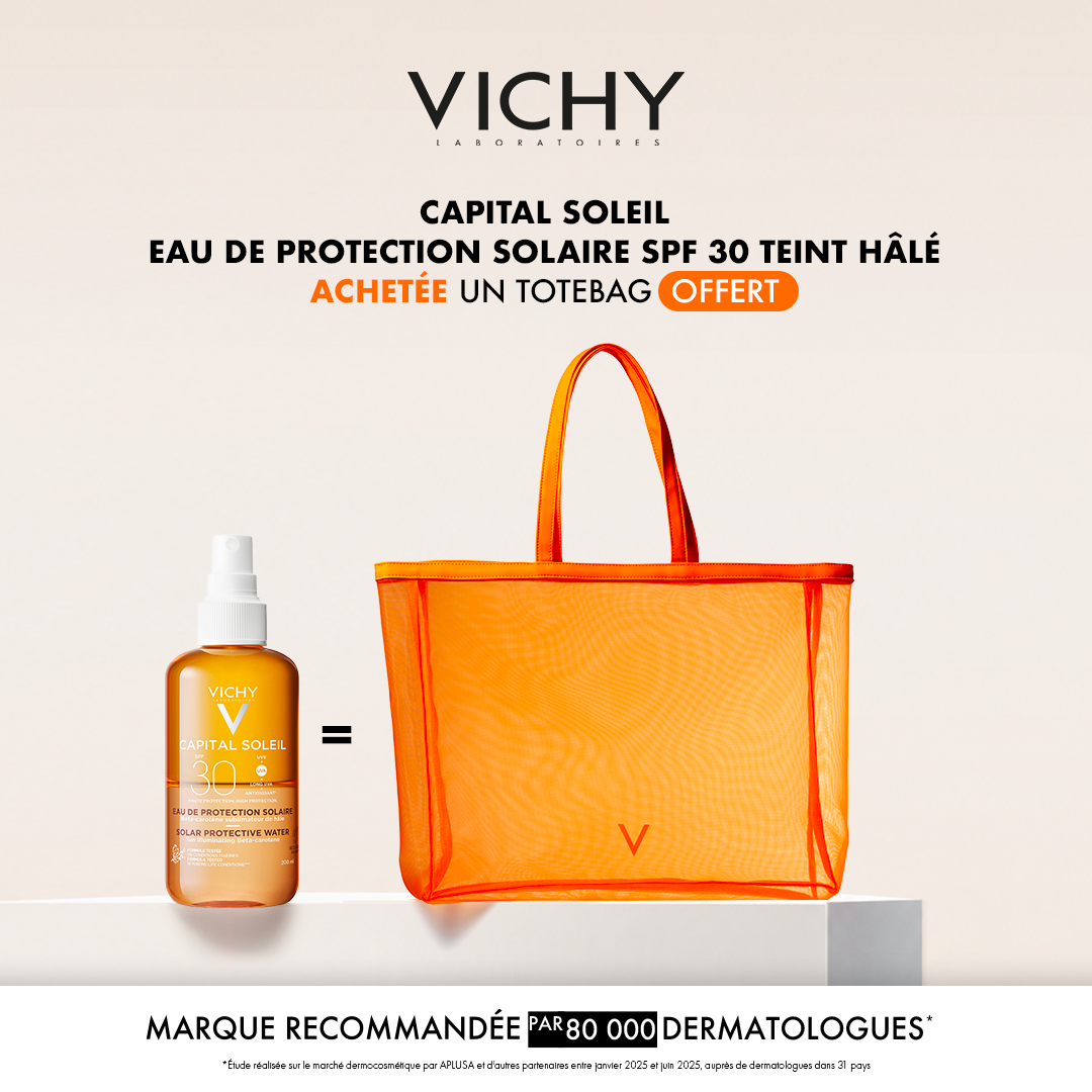 VICHY CAPITAL SOLEIL EAU DE PROTECTION SOLAIRE HÂLE SUBLIMÉ SPF30 200M VICHY CAPITAL SOLEIL EAU DE PROTECTION SOLAIRE HÂ
