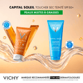 VICHY CAPITAL SOLEIL ÉMULSION TOUCHER SEC SPF50 PEAU SENS MIXTE À GRAS TEINTÉE = APRES-SOLEIL 100ML OFFERTE