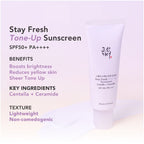 Beauty of Joseon Stay Fresh Tone-Up Purple Sunscreen SPF50+ PA++++ – 50 ml