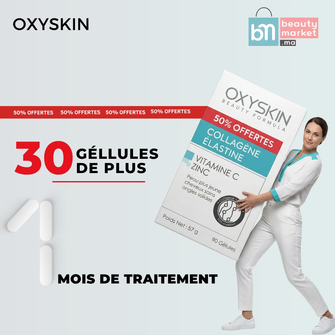 OXYSKIN COLLAGENE ELASTINE 90 Gélules - 50% OFFERTS