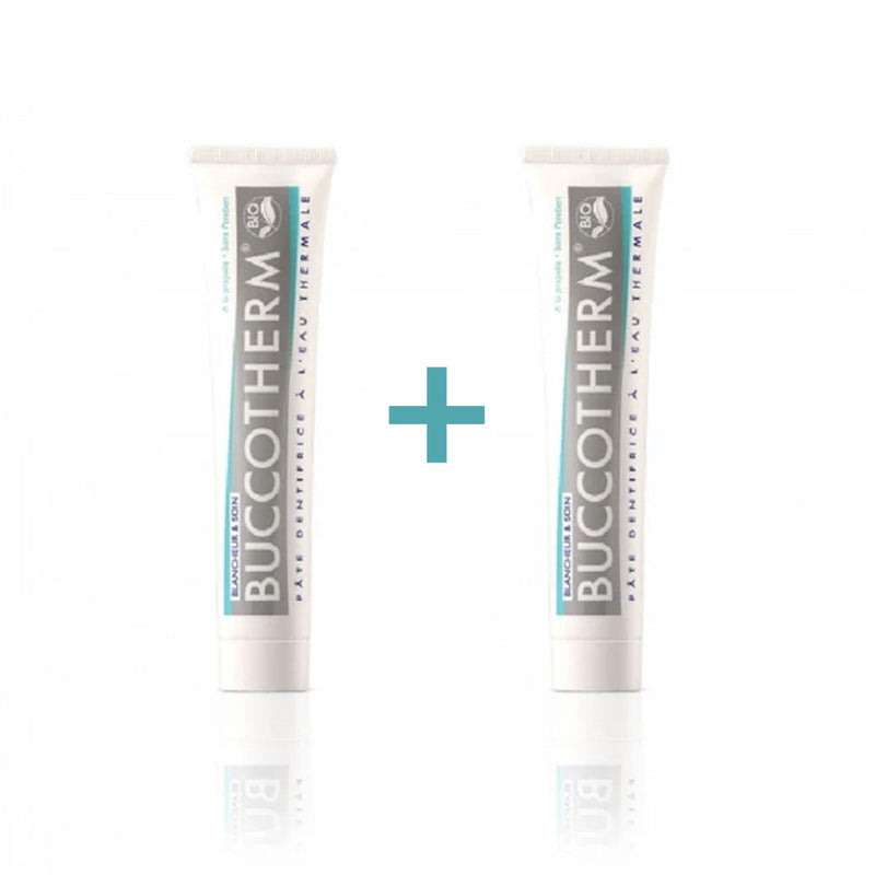 BUCCOTHERM PACK DENTIFRICE BLANCHEUR ET SOIN BIO 75ML