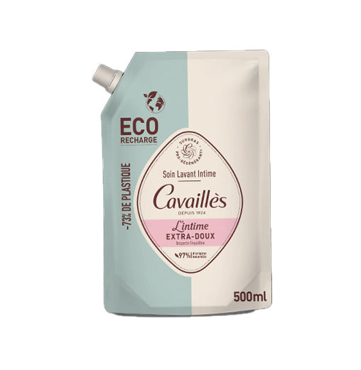 CAVAILLES ECO RECHARGE SOIN TOILETTE INTIME EXTRA DOUX 500ML