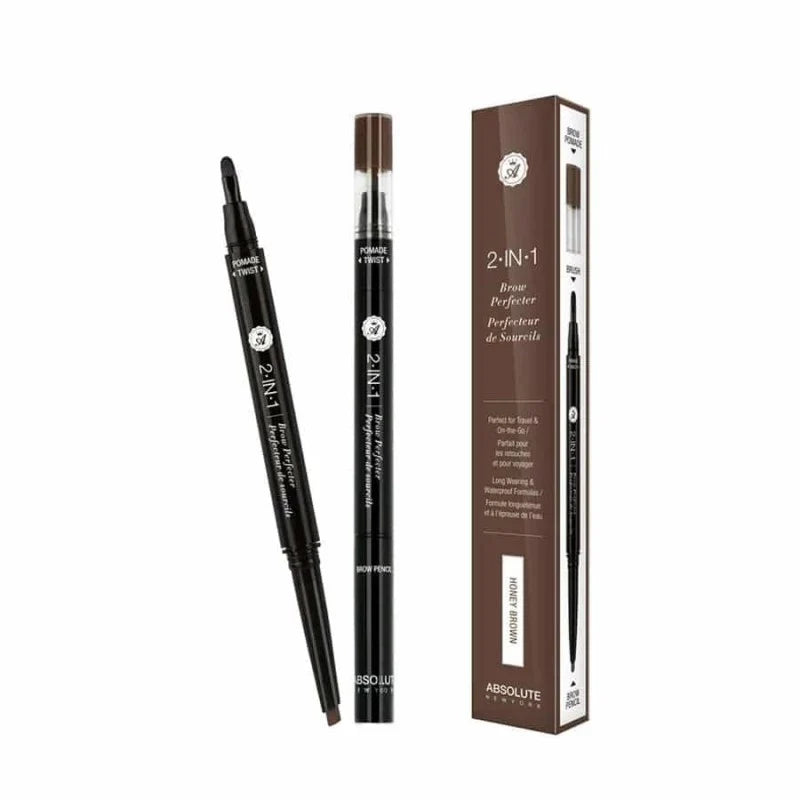 Absolute New York 2 in 1 Brow Perfecter Honey Brown