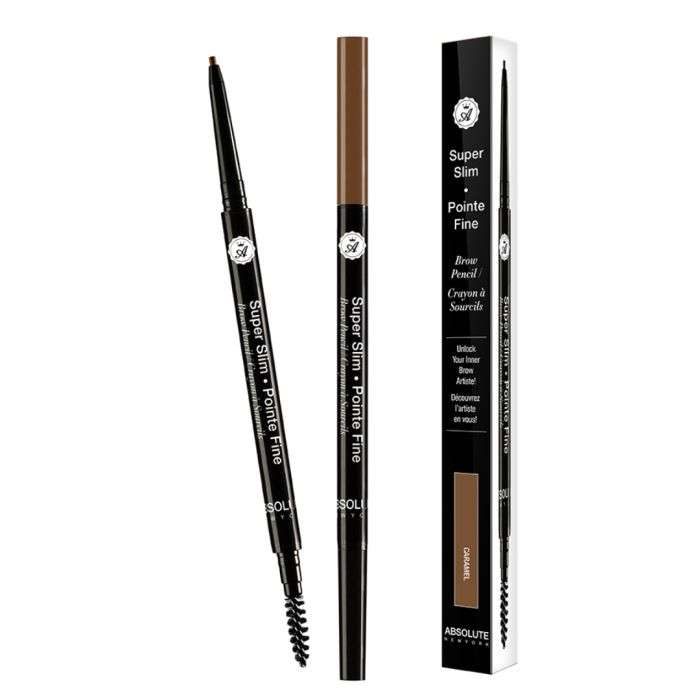 ABSOLUTE NEW YORK CRAYON A SOURCILS SUPER SLIM POINTE FINE CARAMEL