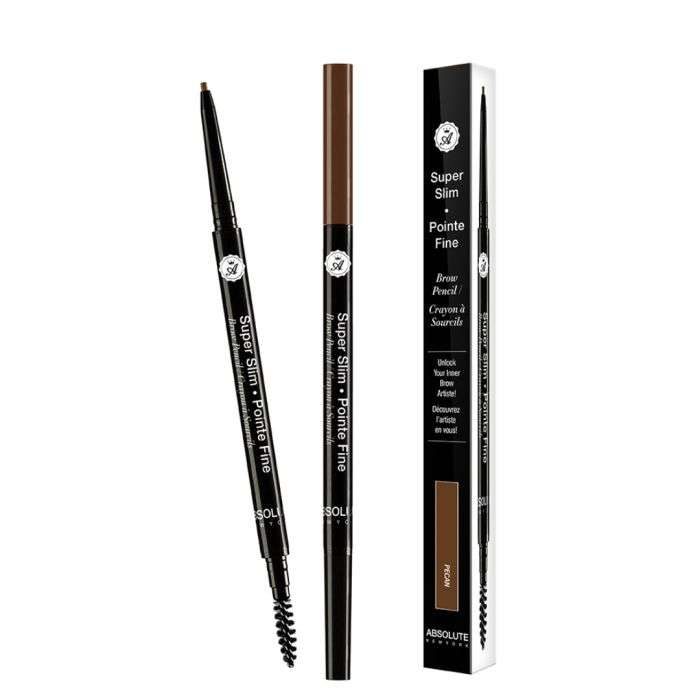 ABSOLUTE NEW YORK SUPER SLIM EYE BROW PENCIL PECAN 03
