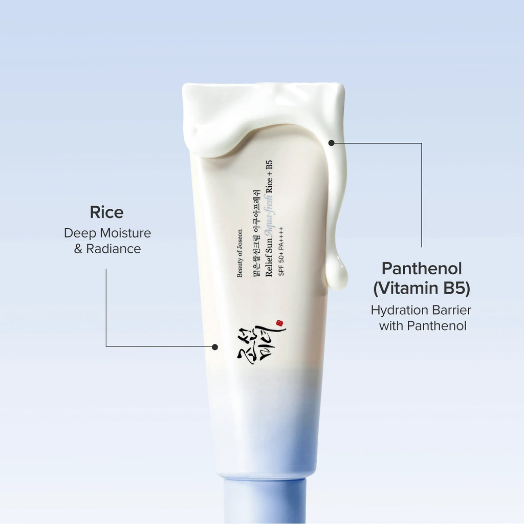 BEAUTY OF JOSEON Relief Sun Aqua-Fresh Rice + B5 SPF50+ PA++++ (50ml) – HiaMagasin Maroc (4)