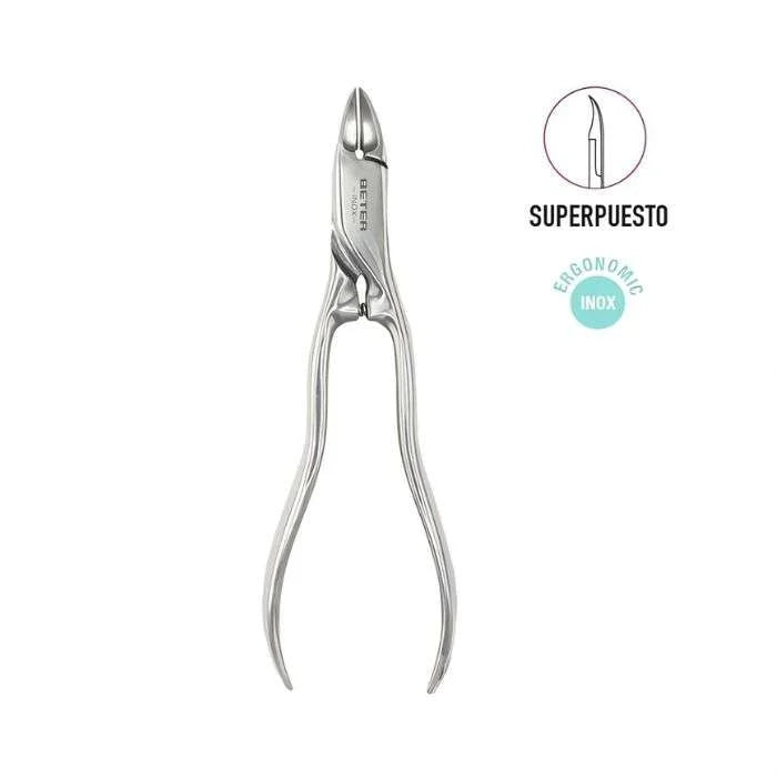BETER PINCE A PEDICURE AVEC RESSORT ACIER INOXYDABLE REF 24156