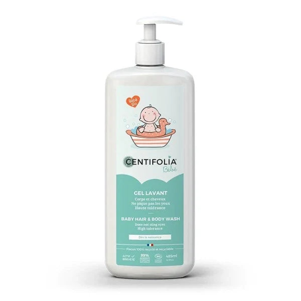 CENTIFOLIA PACK GEL LAVANT CORPS ET CHEVEUX 485ML = EAU MICELLAIRE 100 ML OFFERTE