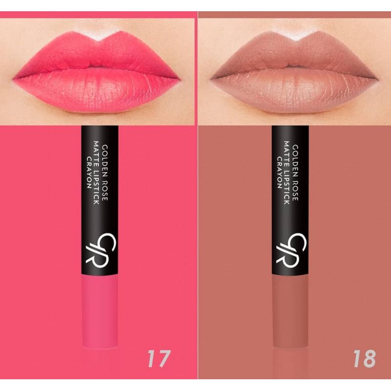 GOLDEN ROSE CRAYON À LÈVRES MATTE N 18